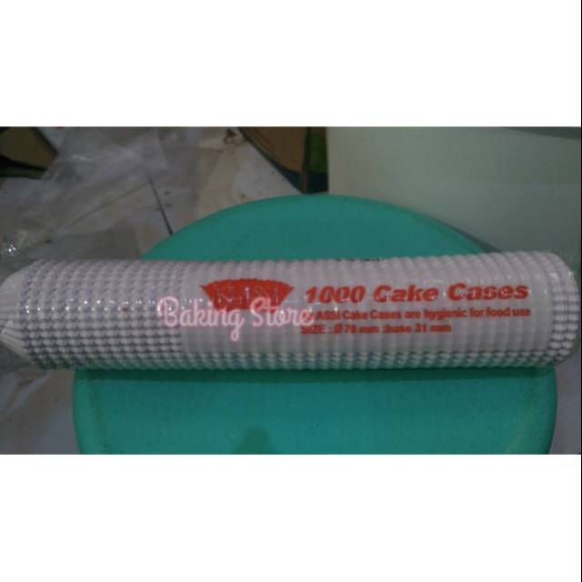 Cake Cases - Kertas Kue Putih Polos 55mm isi 1000