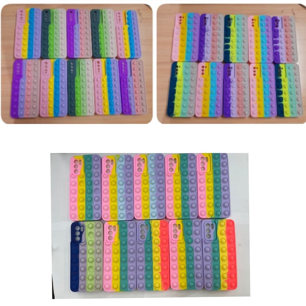 [M_S] SoftCase POP IT Rainbow  VIVO Y21S  - VIVO Y11 -VIVO Y12 - VIVO Y15 - VIVO Y17 - VIVO Y91C - V