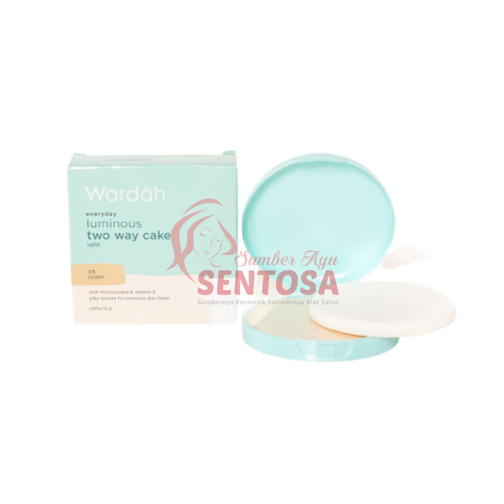 WARDAH EVERYDAY LUMINOUS TWO WAY CAKE 12GR (REFILL)