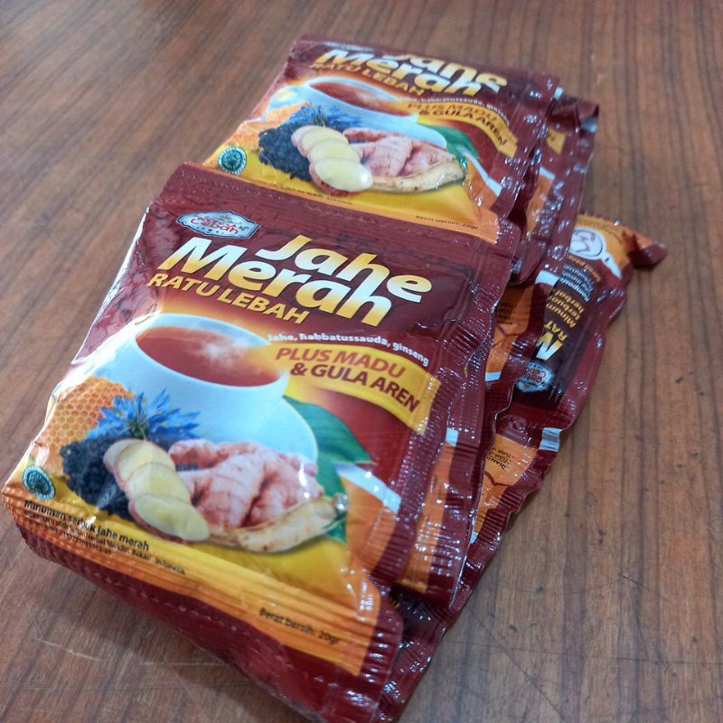 

Jahe Merah Ratu Lebah Plus Habbatussauda Madu Gula Aren