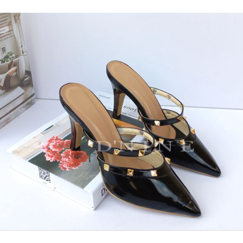 Mila heels mules stut 9cm SH 18