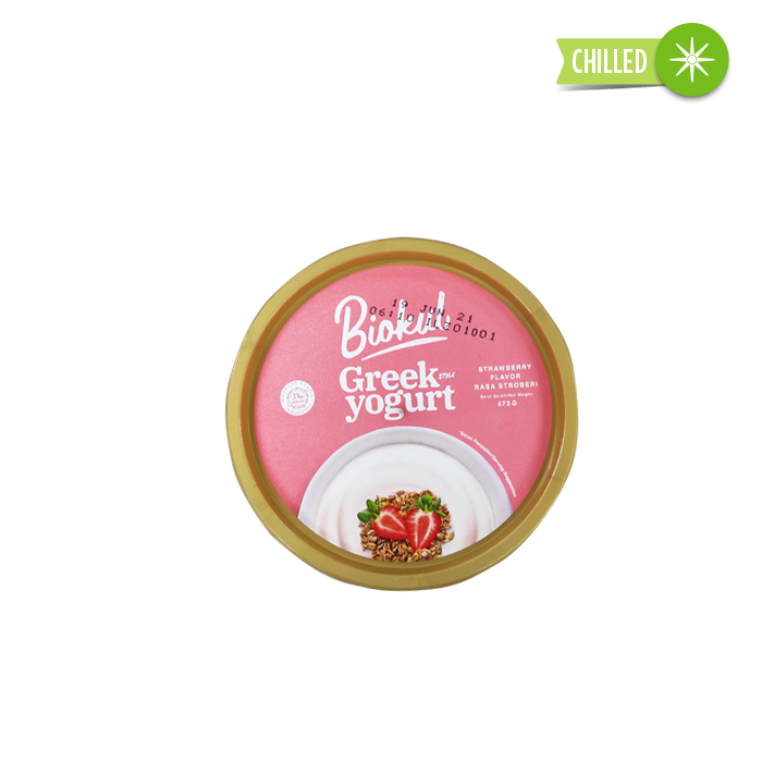 Biokul Greek Yogurt Strawberry 473gr