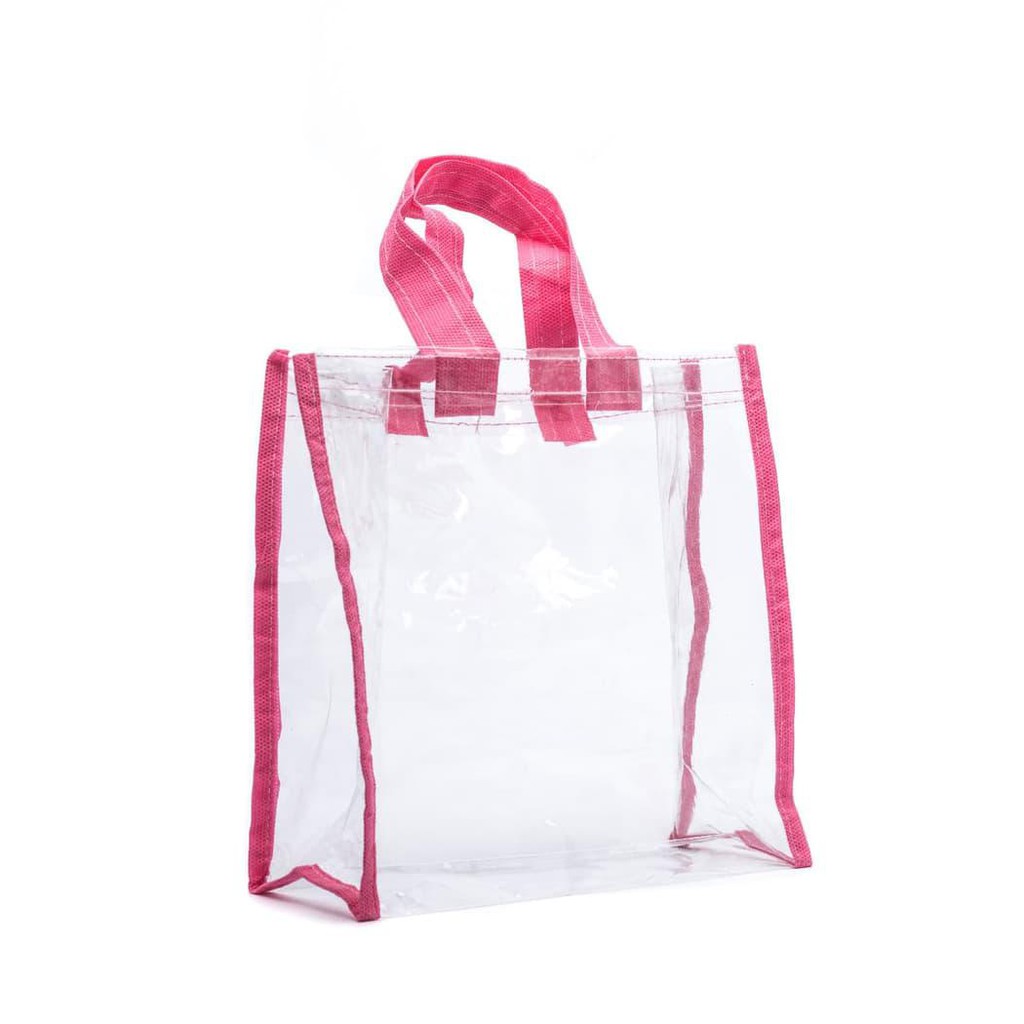

BEST SELLER TAS MIKA TRANSPARAN UK 30 X 15 X 30 !!!
