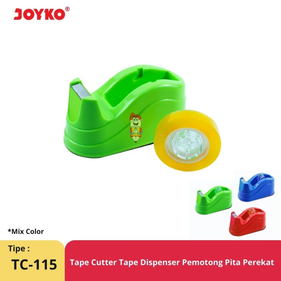 

Tape Cutter Tape Dispenser Pemotong Pita Perekat Joyko TC-115