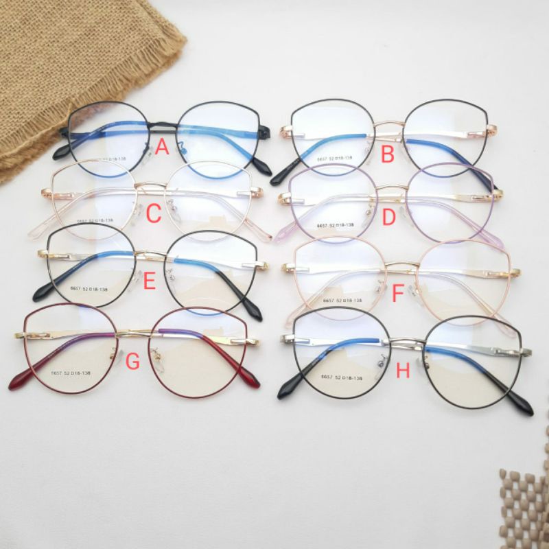 frame paket lensa.. frame kacamata 6657