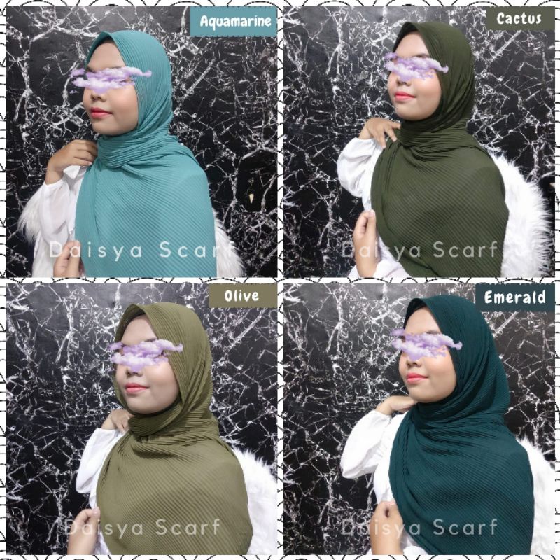 Pashmina Plisket Premium | Pashmina Lidi Import