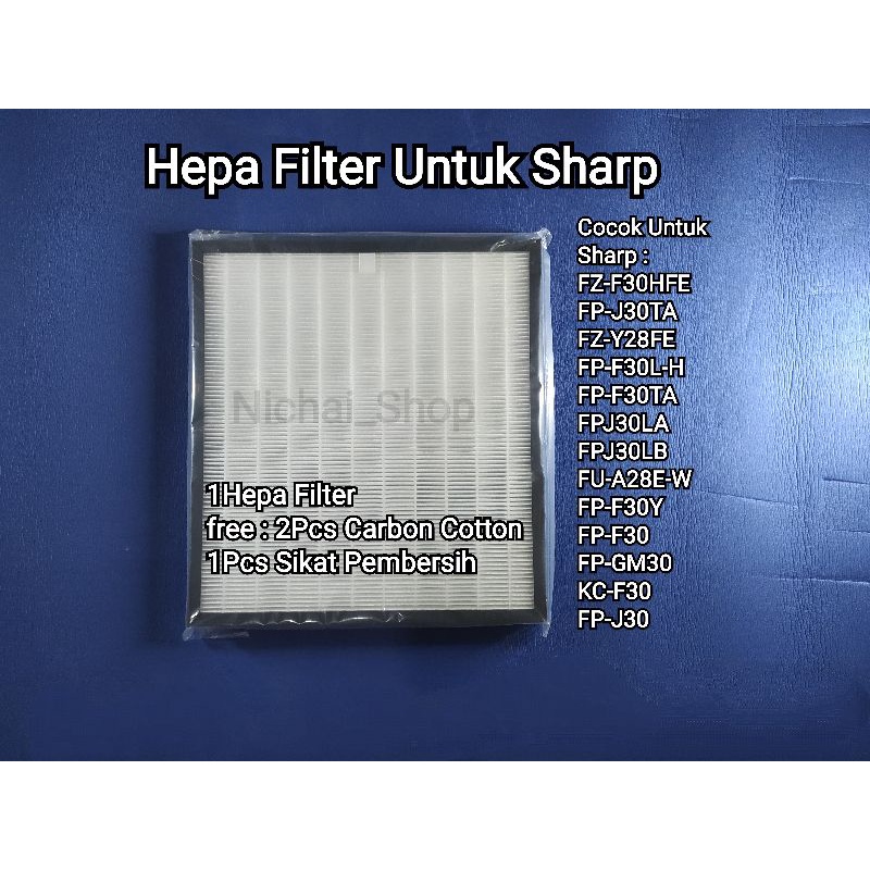 filter udara sharp  fp j30 fz f30hfe   fp j30ta   fz y28fe   fp f30l h   fp f30y fp f30 