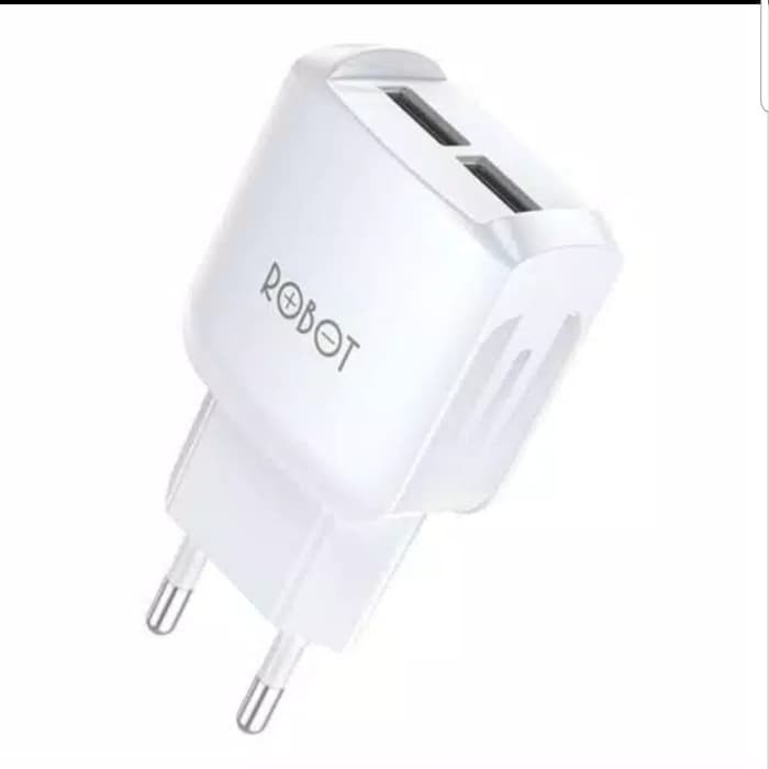 Robot RT-K6 Dual Output Adaptor Charger 2.4A Fast Charging/Batok Casan/Kepala Charger