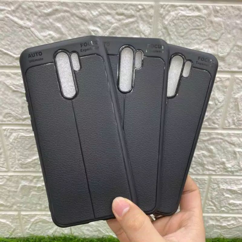 CARBON soft case REDMI 9C/9T/9/8/8A PRO/7/pocoM3 - silicon / casing auto focus hitam [original]