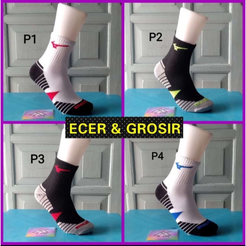 kaos kaki mizuno tebal 1 lusin(12 pasang)