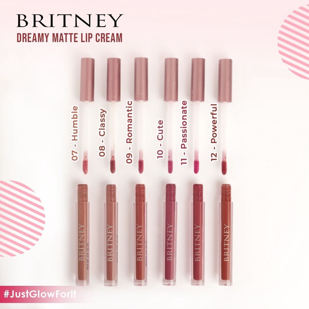 PURBASARI BRITNEY DREAMY MATTE LIP CREAM - MATTE LIPCREAM