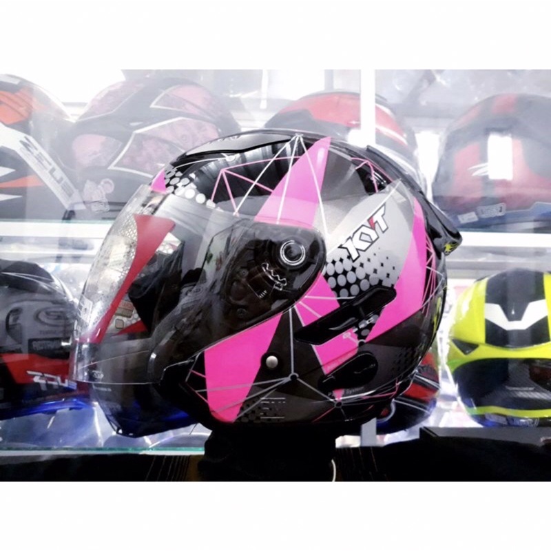 HELM KYT PINK (ukuran M)
