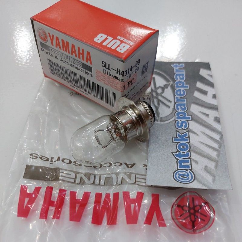 Bolb Bohlam Lampu Depan Yamaha 12V/25Watt  FIZR Vega Crypton Mio Force1 Alfa Jupiter Z Ori YGP 5LL-H