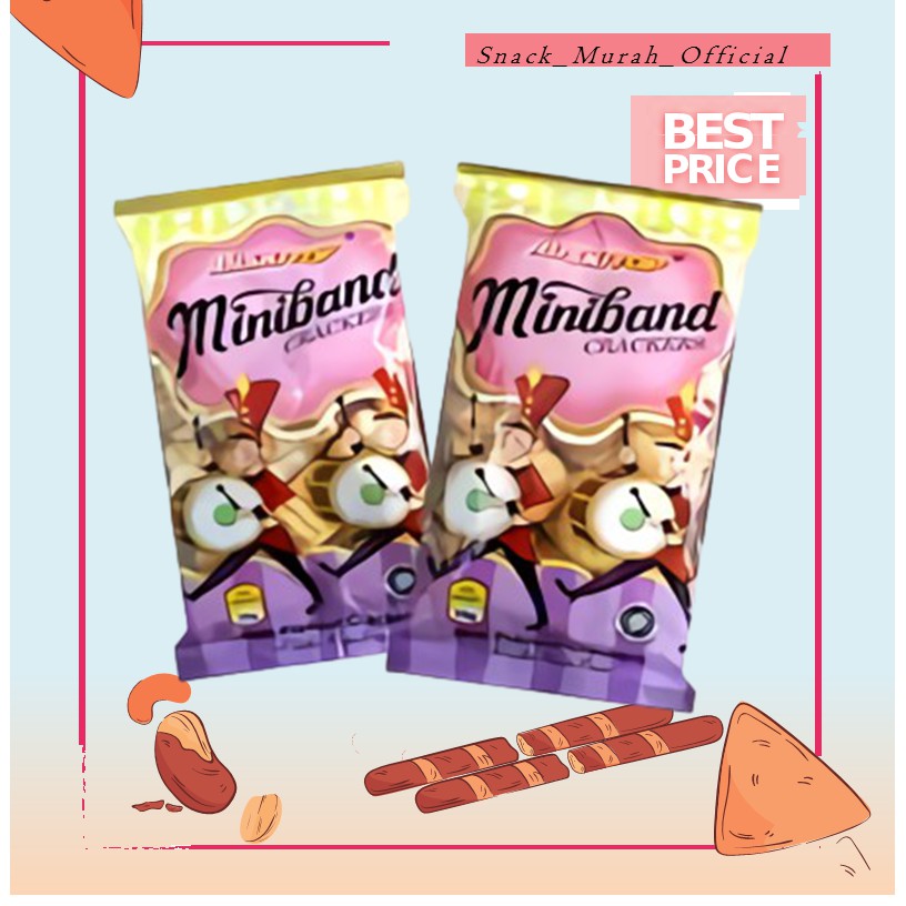 

20 - Mini Band 35gr BISKITOP Snack Murah Jajanan Anak Kekinian Cemilan Diet Sehat Biskuit Kue Kering