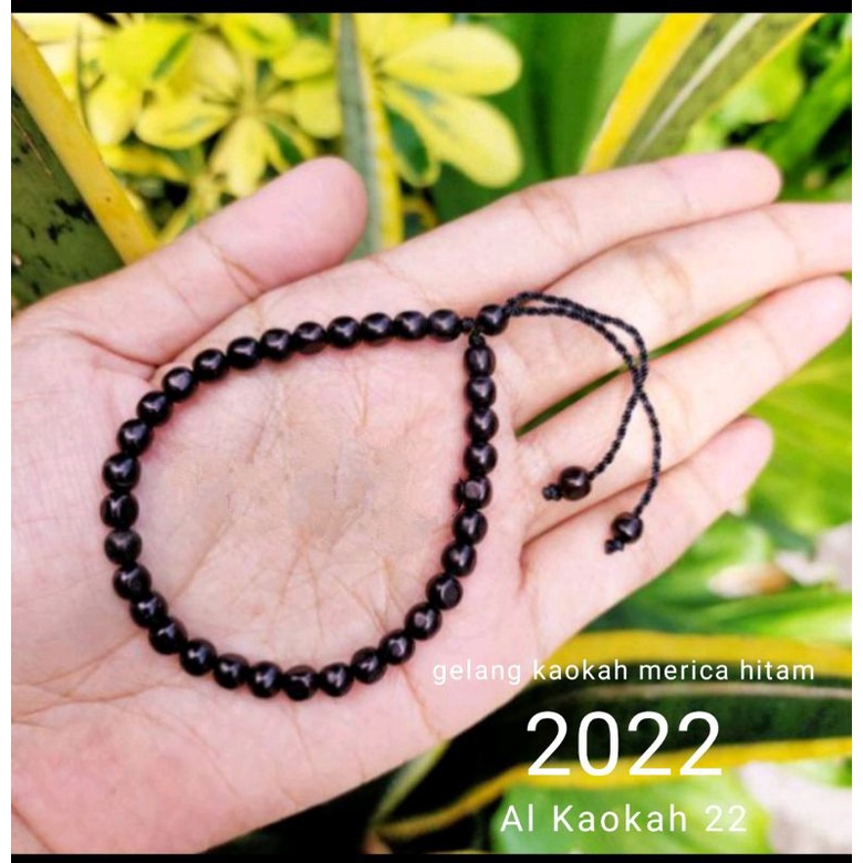 gelang merica coklat dan hitam 33 100% asli bisa COD