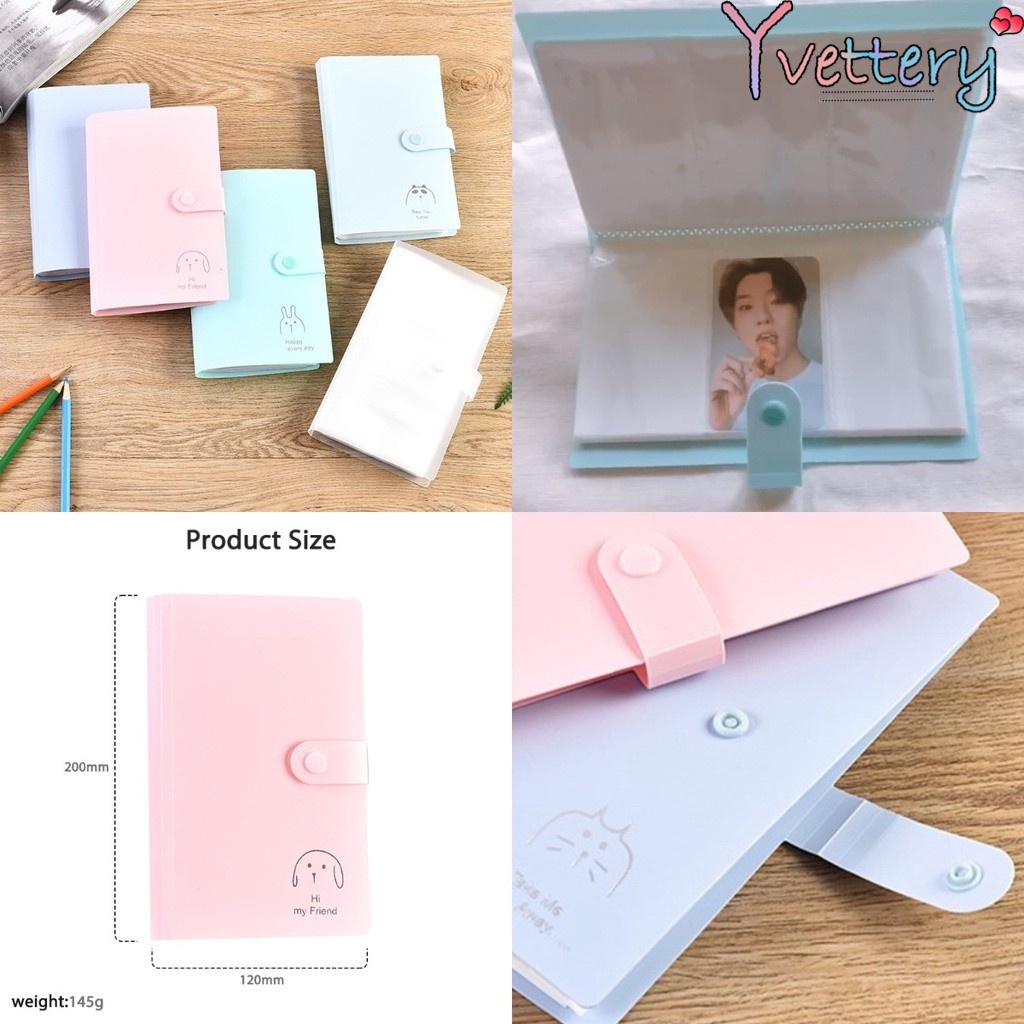 

COD✨240 Pcs Tempat Lomo Card Photo Card ID Card Holder Warna KPOP BTS BT21