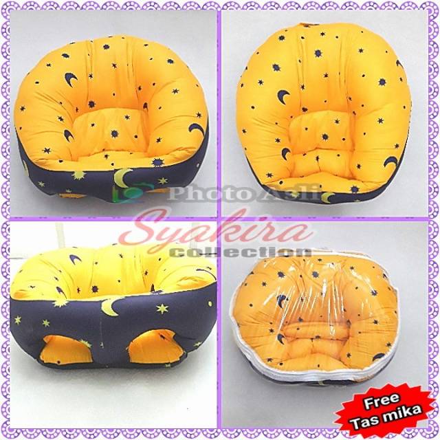 Bantal Sofa untuk bayi belajar duduk Motif Geser Foto