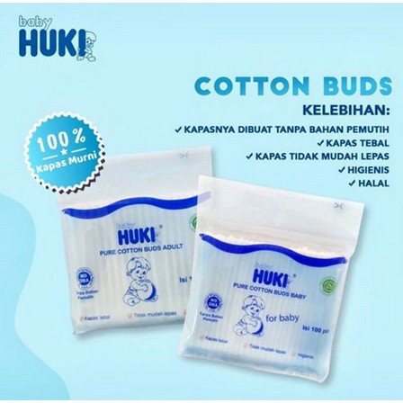 Huki cotton bud / pembersih telinga