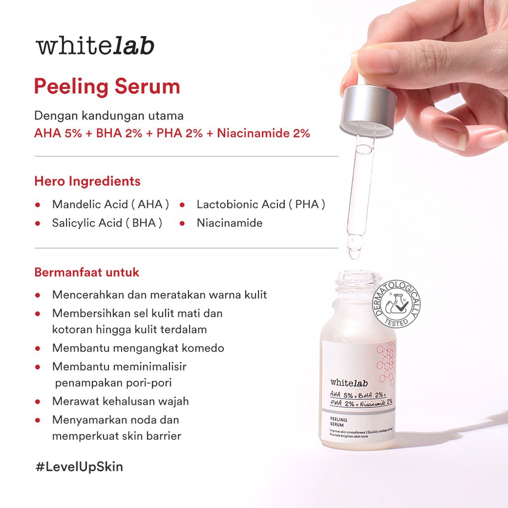 Whitelab Peeling Serum AHA BHA PHA white lab/SERUM PEELING
