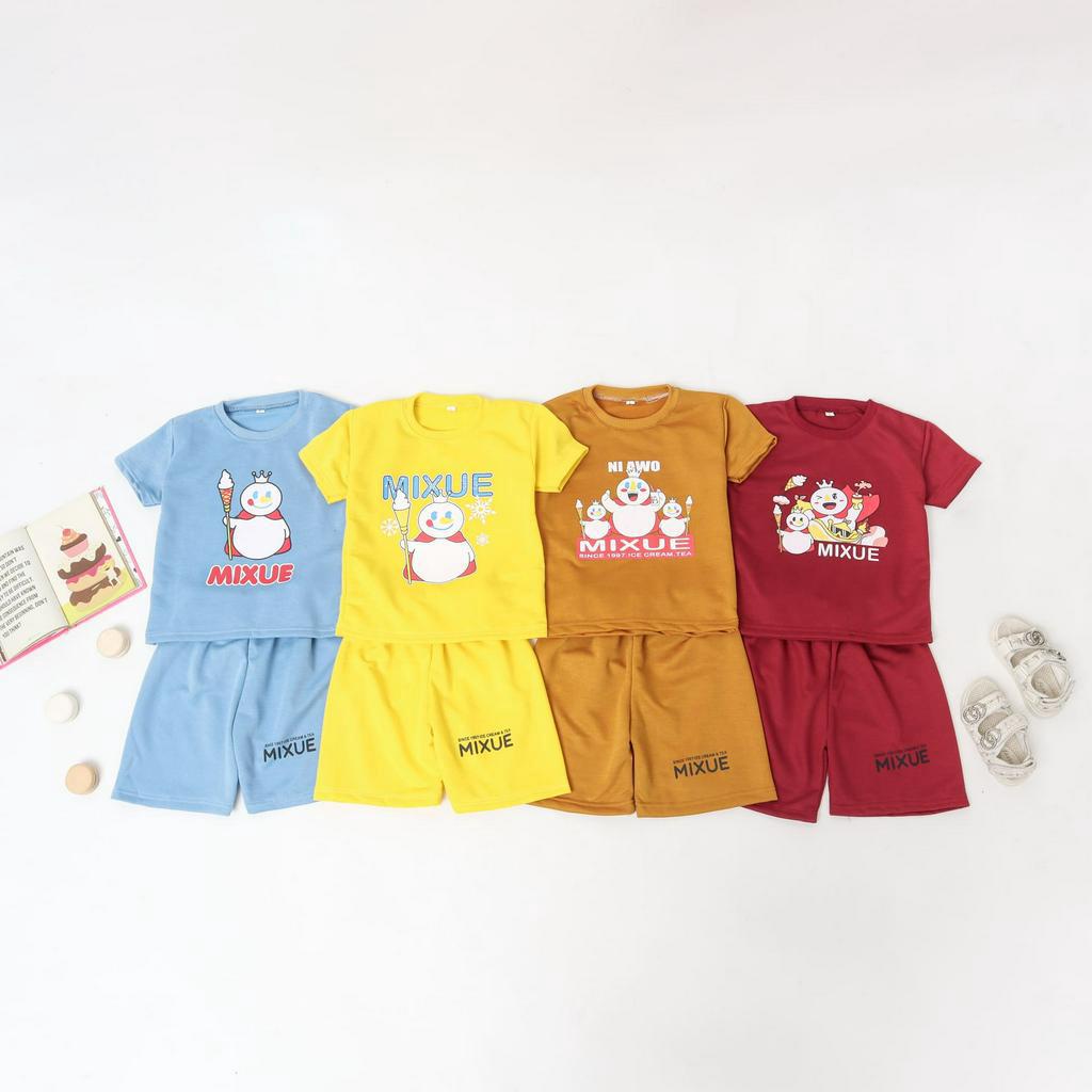 SETELAN ANAK MIXUE KIDS 1-5TH/BAJU ANAK MIXUE VIRAL