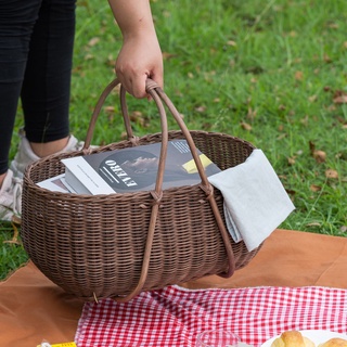 KERANJANG ROTAN/ KERANJANG PIKNIK/KERANJANG ROTAN PIKNIK