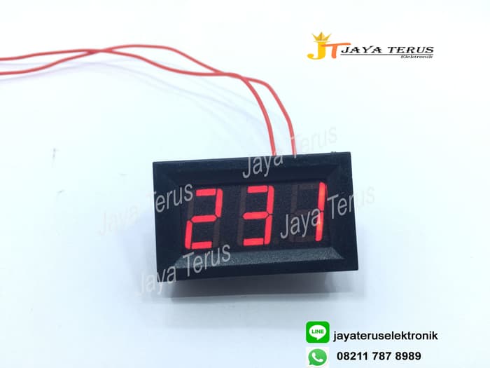 Voltmeter Digital AC/ Voltmeter Digital/ Volmeter PLN Termurah