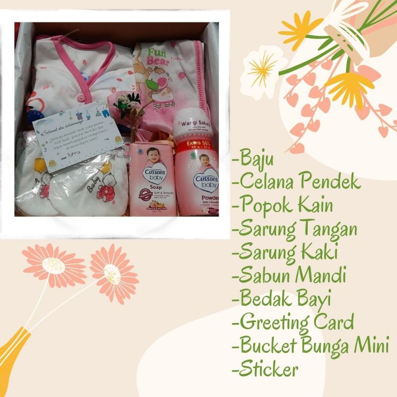 

HAMPERS - GIFT BOX - KADO - HADIAH - BABY NEWBORN - BAYI CEWEK - BAYI COWOK