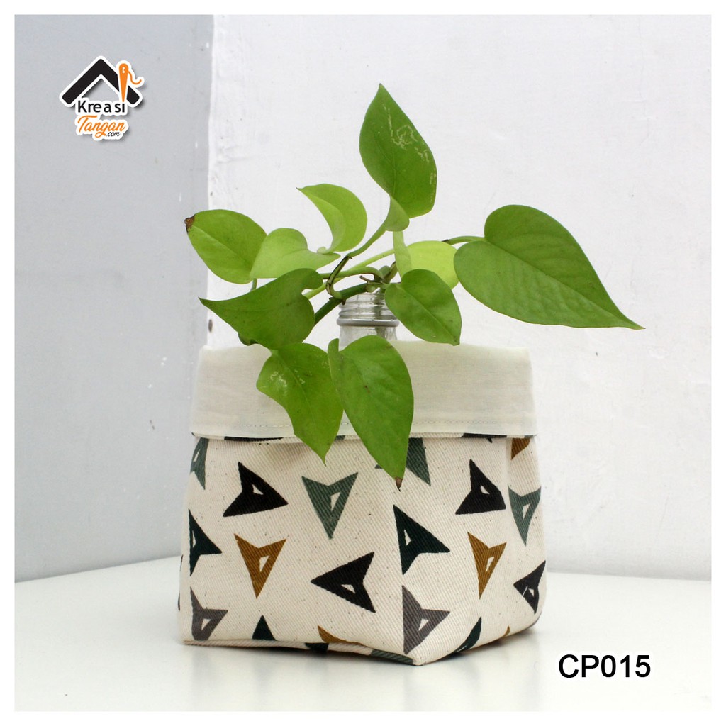 COVER POT TEMPAT PENYIMPANAN MOTIF MINIMALIS AESTHETIC CP015