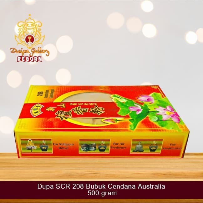 Dupa/ Hio wangi Harum SCR 208 Bubuk Cendana Australia 500 gram