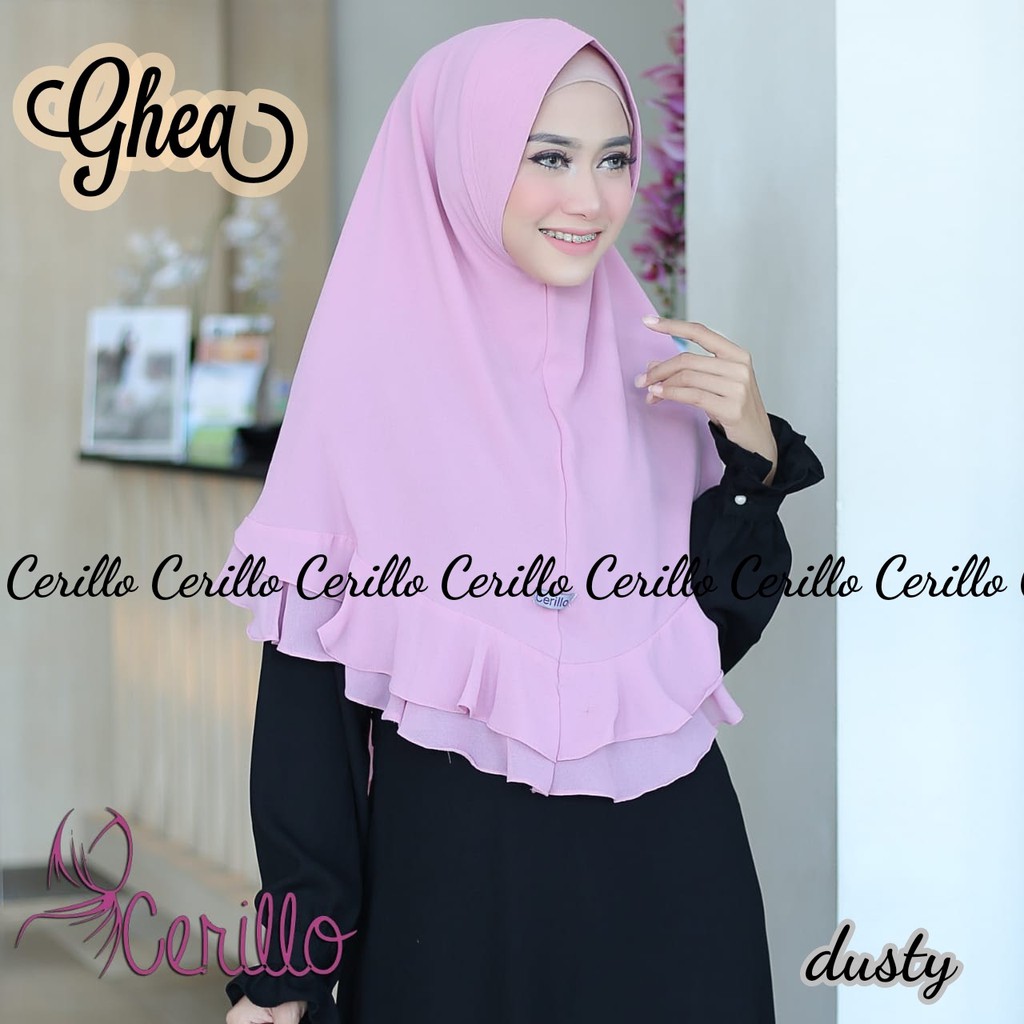 KHIMAR SYARR HIJAB FASHION MUSLIM GHEA ORIGINAL CERILLO