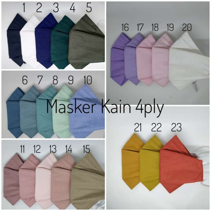Masker kain 4Ply evo plusmed 4D