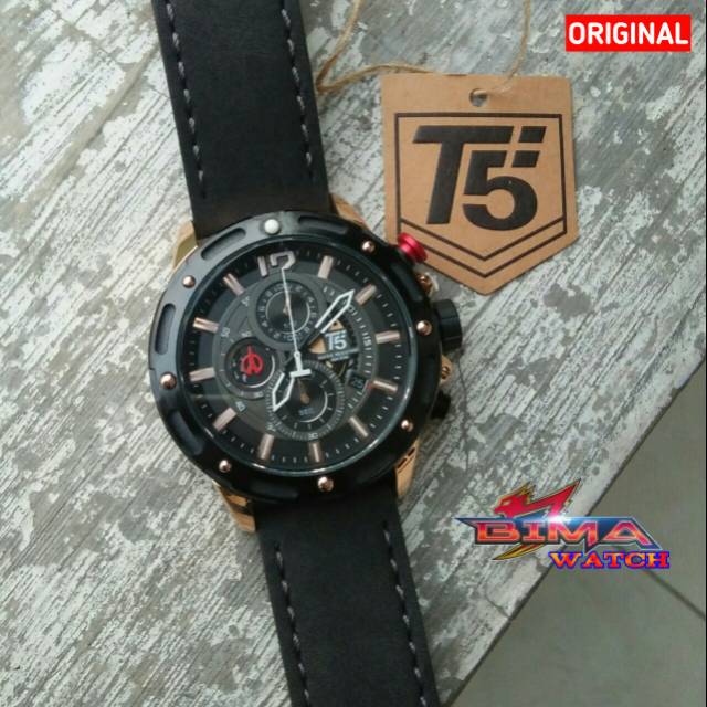 Jam pria T5 H3639 chrono sport original tahan air