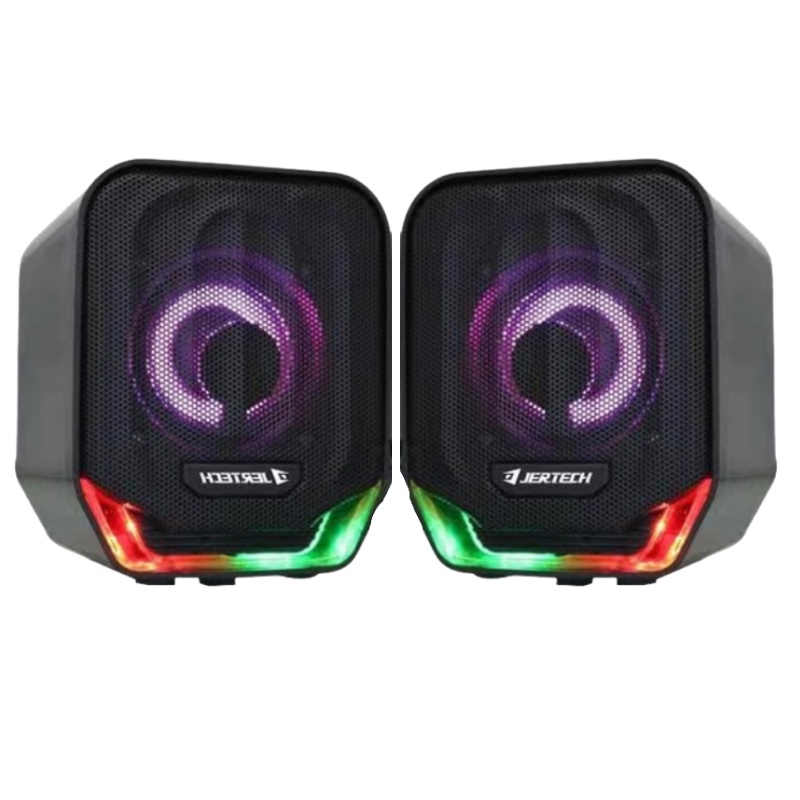 Speaker Gaming Jertech S4 Rival Audio Wired Speaker LED Speaker