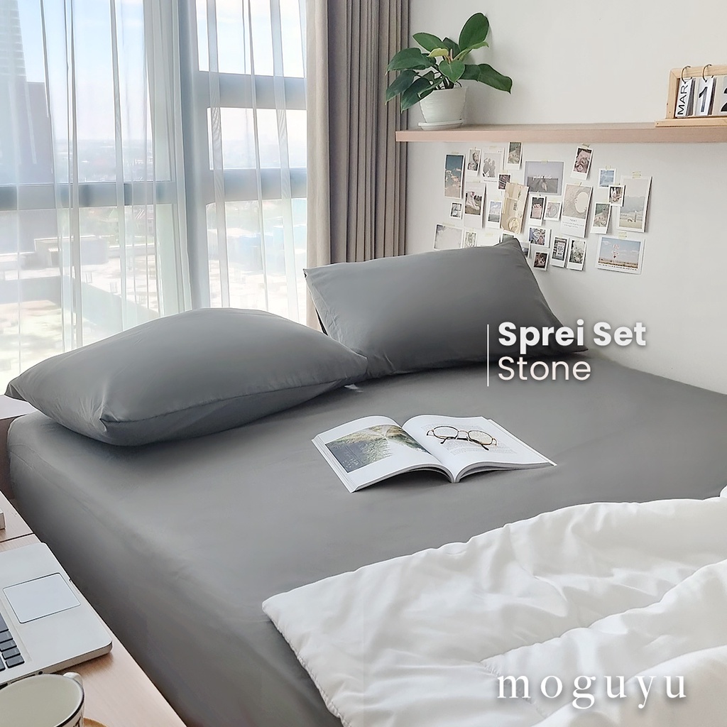 Sprei Set Microtex Polos Seri 01 - Ukuran 200 x 200