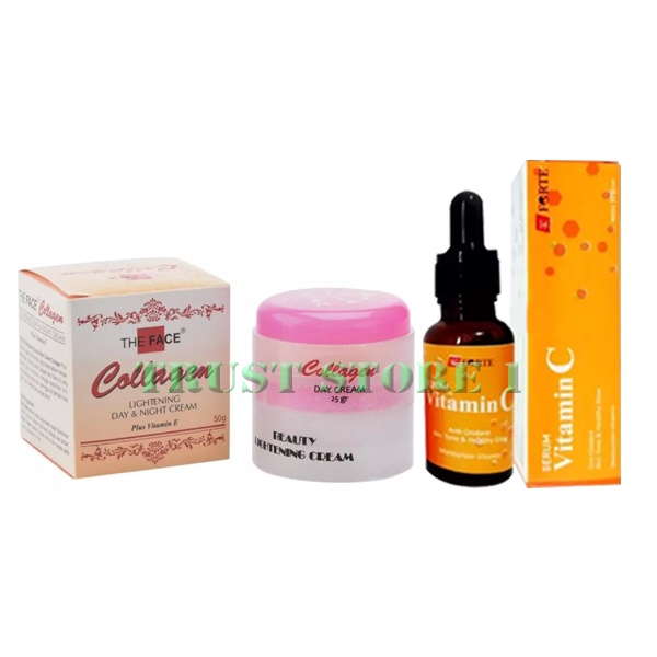 Cream Collagen The Face Original Plus serum vit C