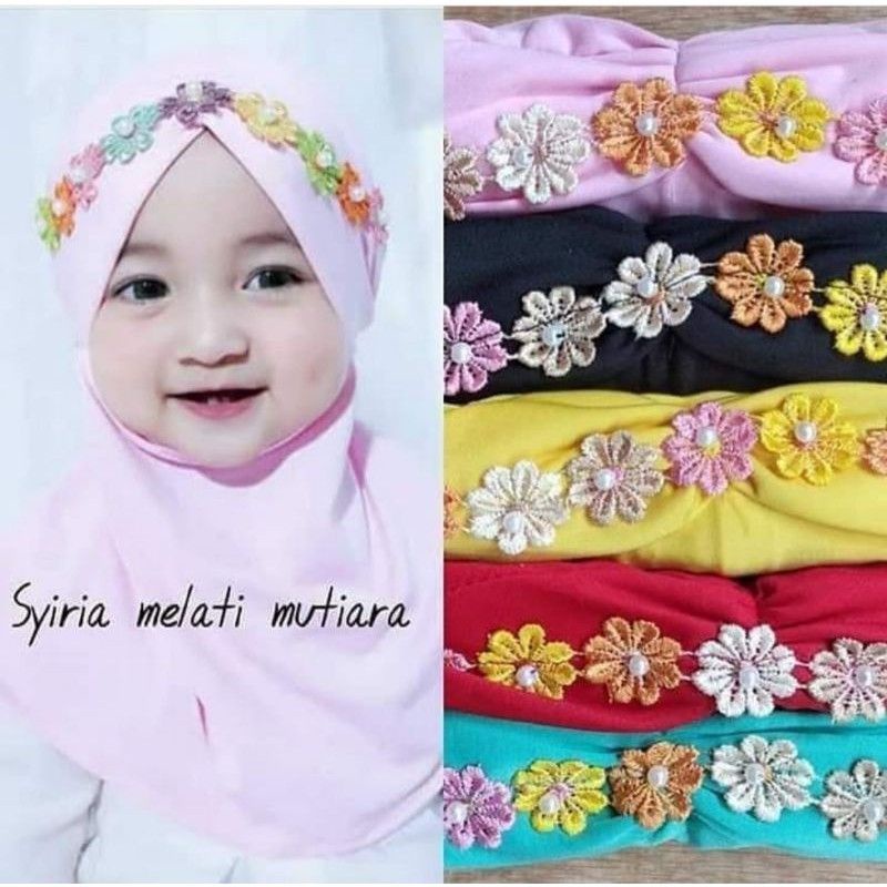 jilbab / anak / bayi / hijab /allsize 0-3 tahun/ JASMIN MUTIARA / STOK