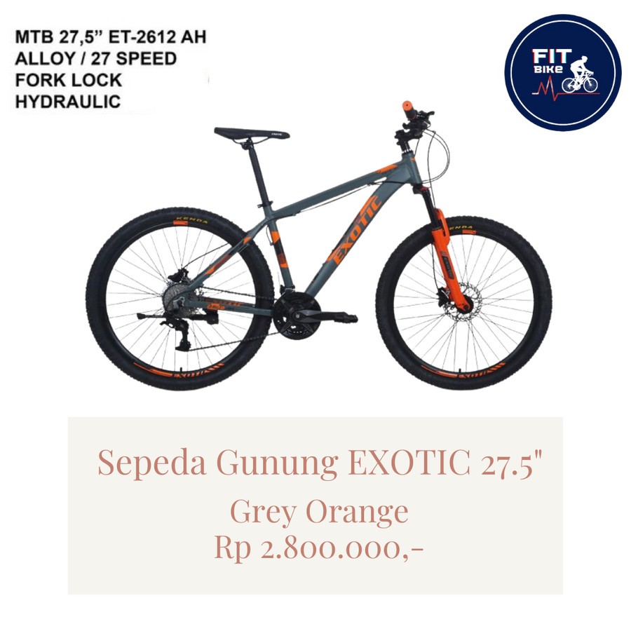 SEPEDA GUNUNG MTB EXOTIC 27.5"