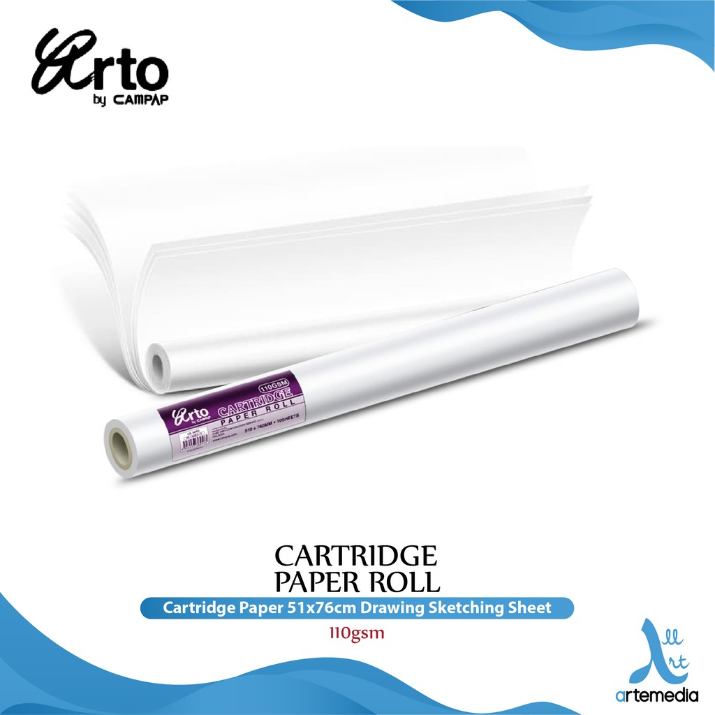 

Arto Cartridge Paper 51x76cm Drawing Sketching Sheet