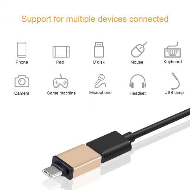 Bastec USB Type C to USB 3.1 OTG Murah Adapter Smartphone Laptop ke USB