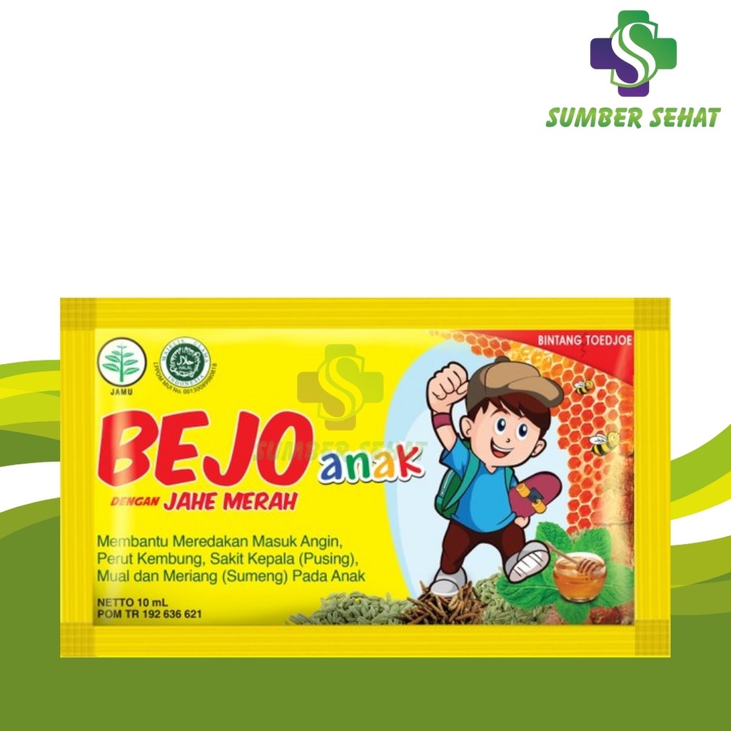 

BEJO ANAK JAHE MERAH BINTANG TOEDJOE MASUK ANGIN SACHET