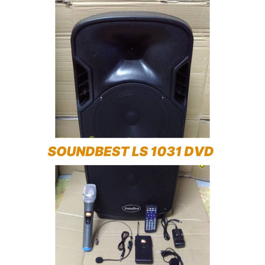 Speaker Portable Soundbest LS 1031 DVD LS1031 DVD LS-1031 DVD Original