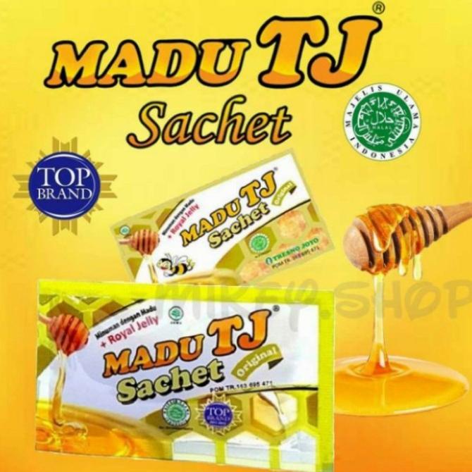 

Promo Awal tahun Madu TJ Original Sachet ( Isi 12 Sachet ) Promo Awal tahun
