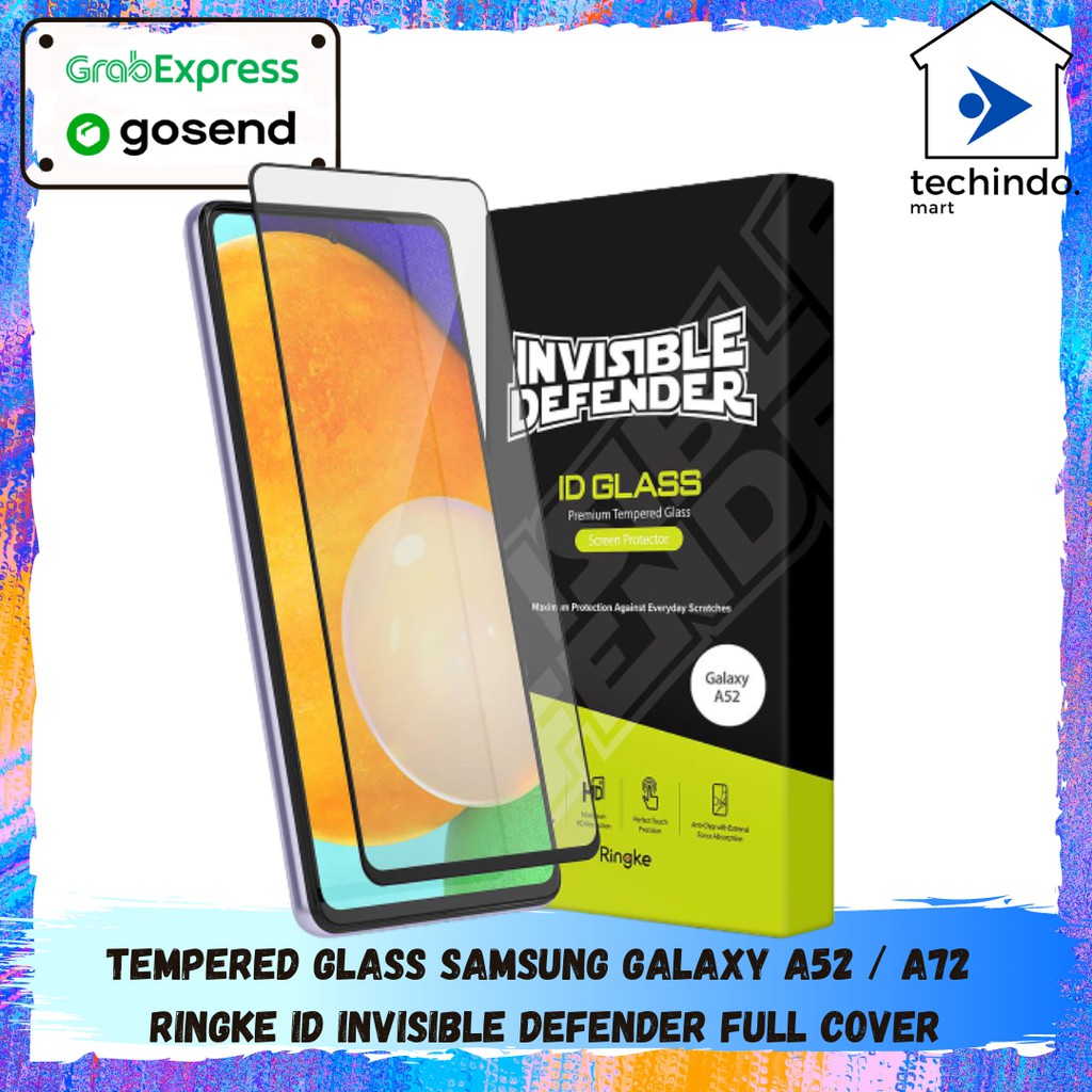 Tempered Glass Samsung Galaxy A52 / A52S / A72 Ringke ID Invisible Defender Full Cover