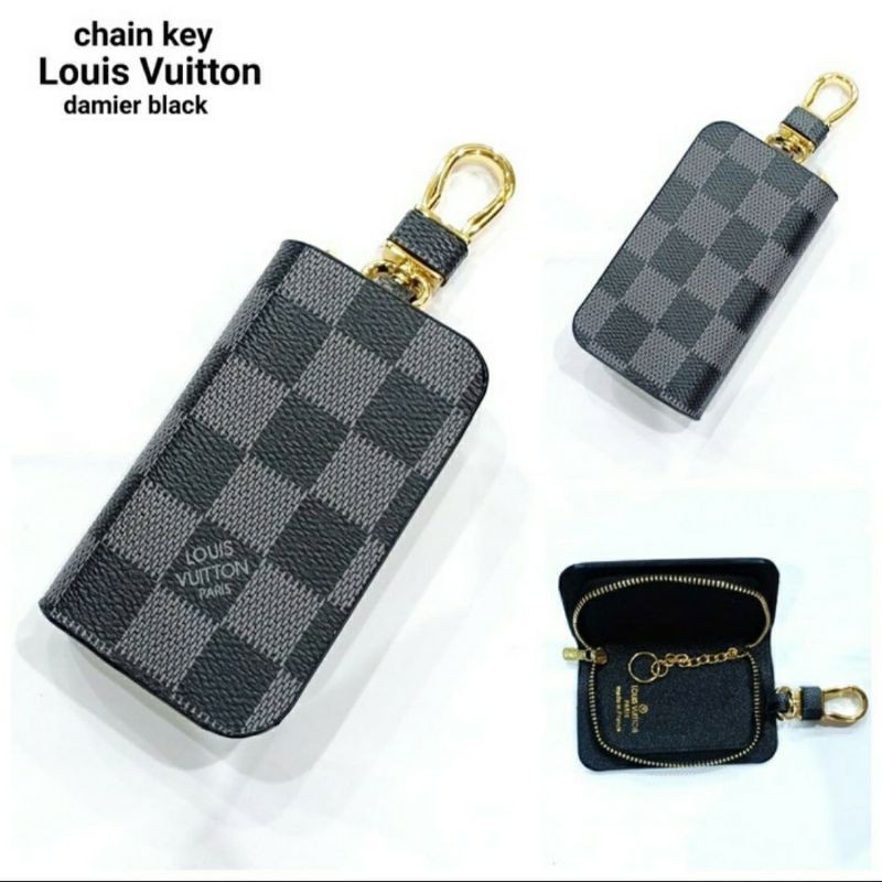 GANTUNGAN KUNCI MOBIL MOTOR LV LOUIS VUITTON DOMPET KUNCI MOBIL MOTOR LV