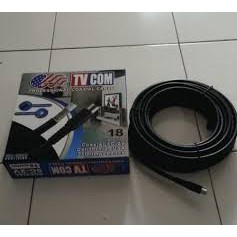 Kabel Antena TV 18 Meter TV COM / Kabel Antena 18m