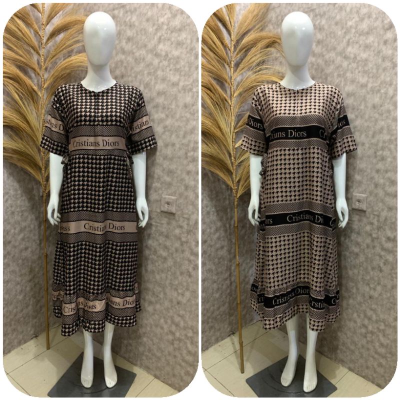 DASTER RAYON BRANDED KEKINIAN  BUSUI RESLETING DEPAN RAYON HALUS PEKALONGAN