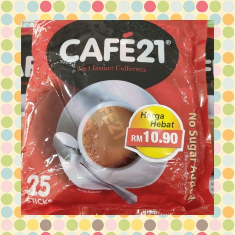 Jual Cafe 21 instan coffeemix isi 25stick | Shopee Indonesia