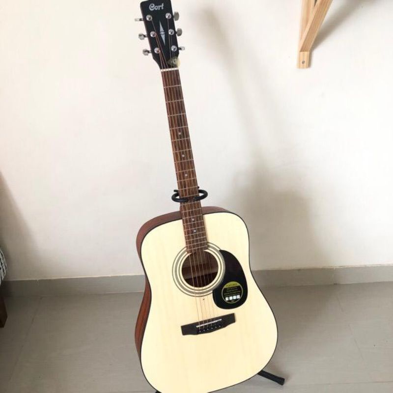 Gitar Akustik Cort ad810  original custom neck tanpa utuh tanpa sambung