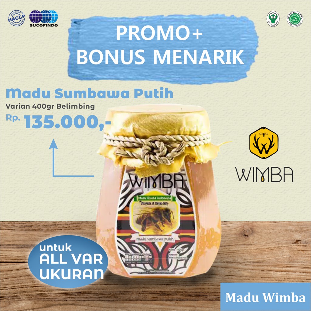 

Madu Sumbawa Putih 2 - Lebah Apis Dorsata / Madu Asli - Madu Wimba -