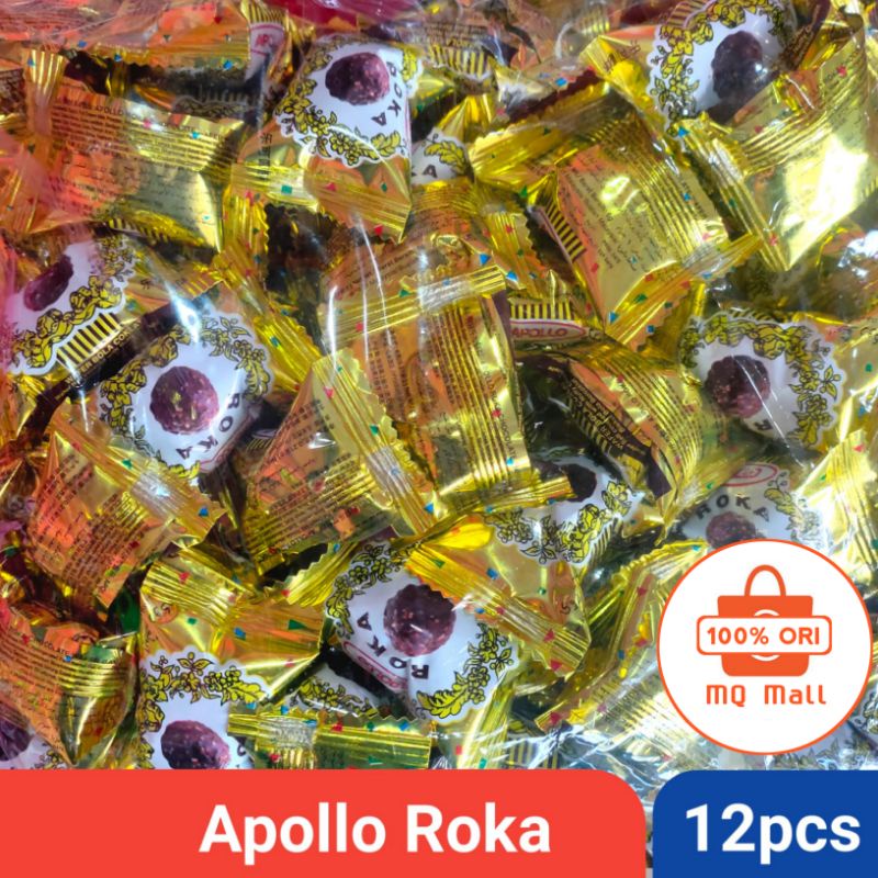 

Apolo Roka isi 12pcs - Coklat & Kacang